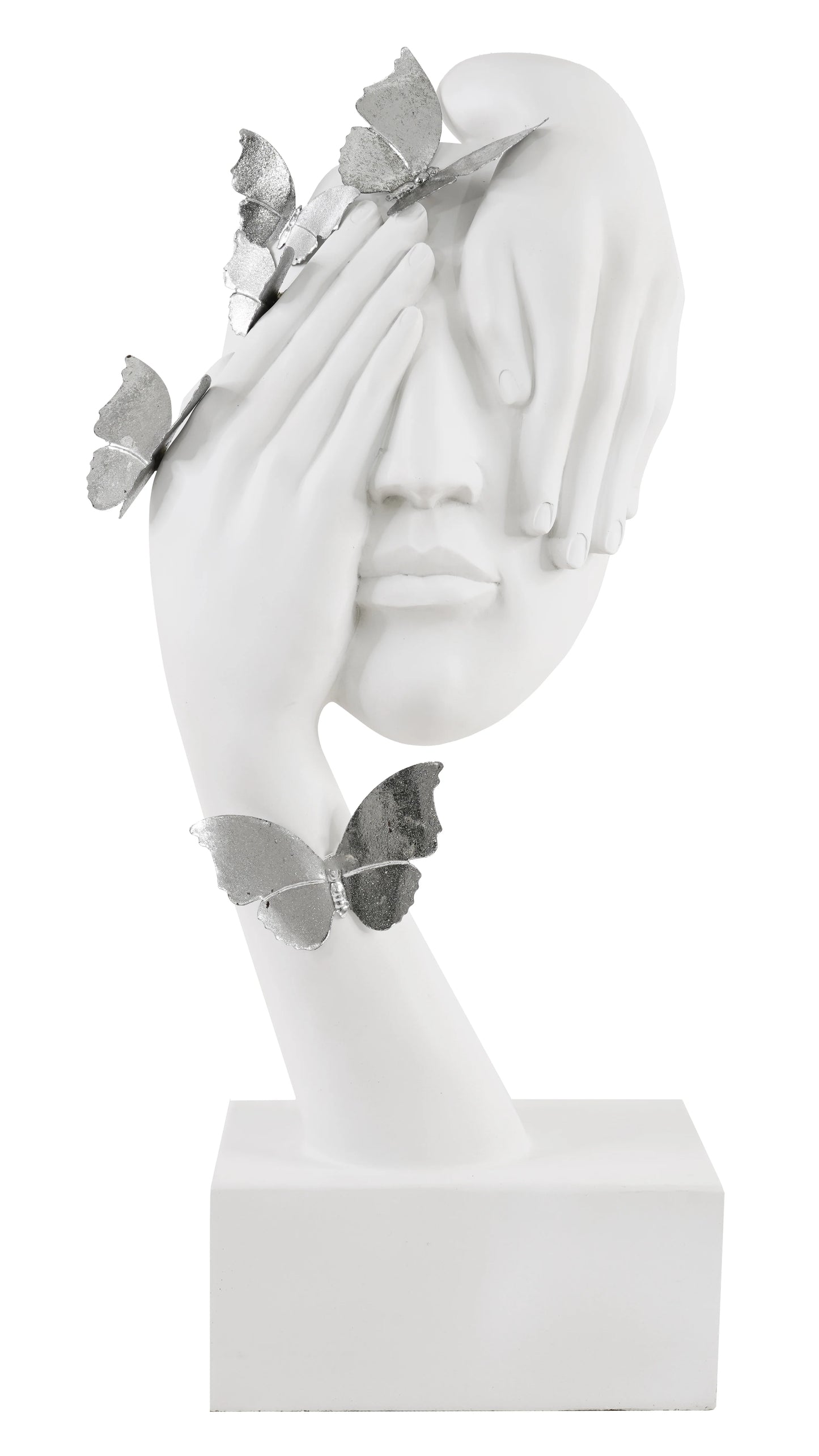 Butterfly Mask Face Sculpture