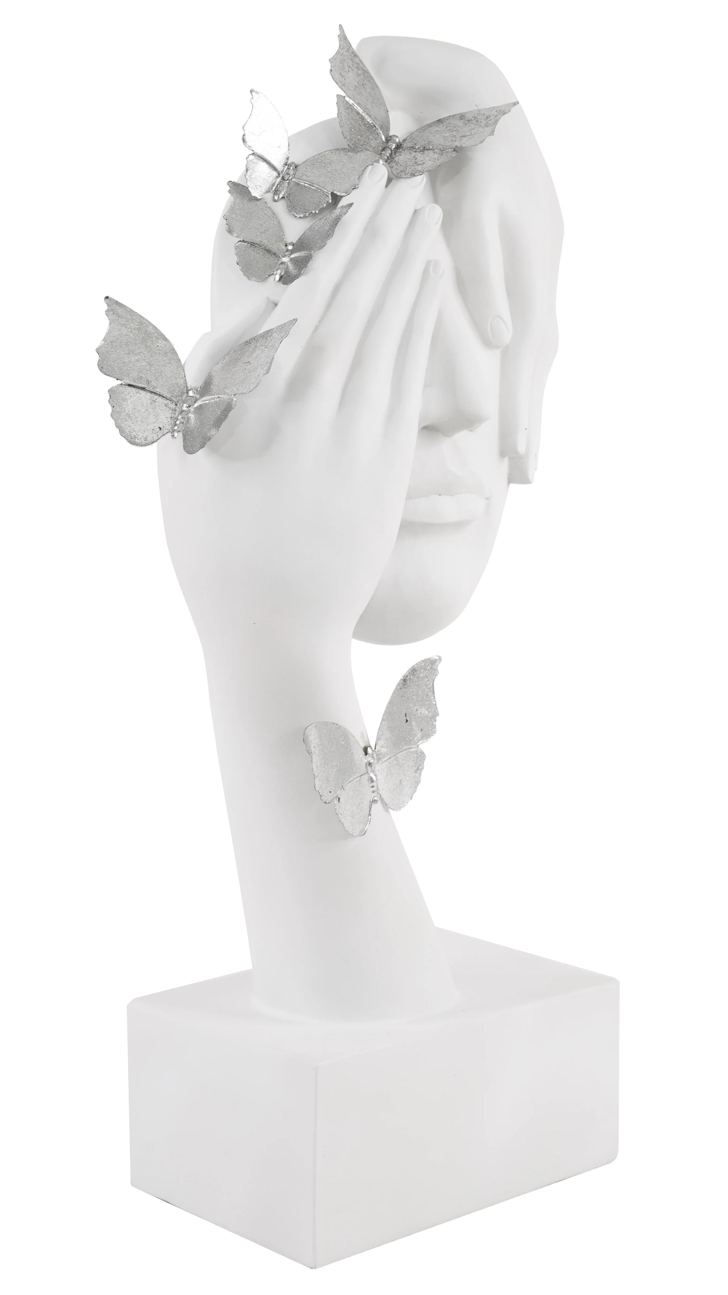 Butterfly Mask Face Sculpture