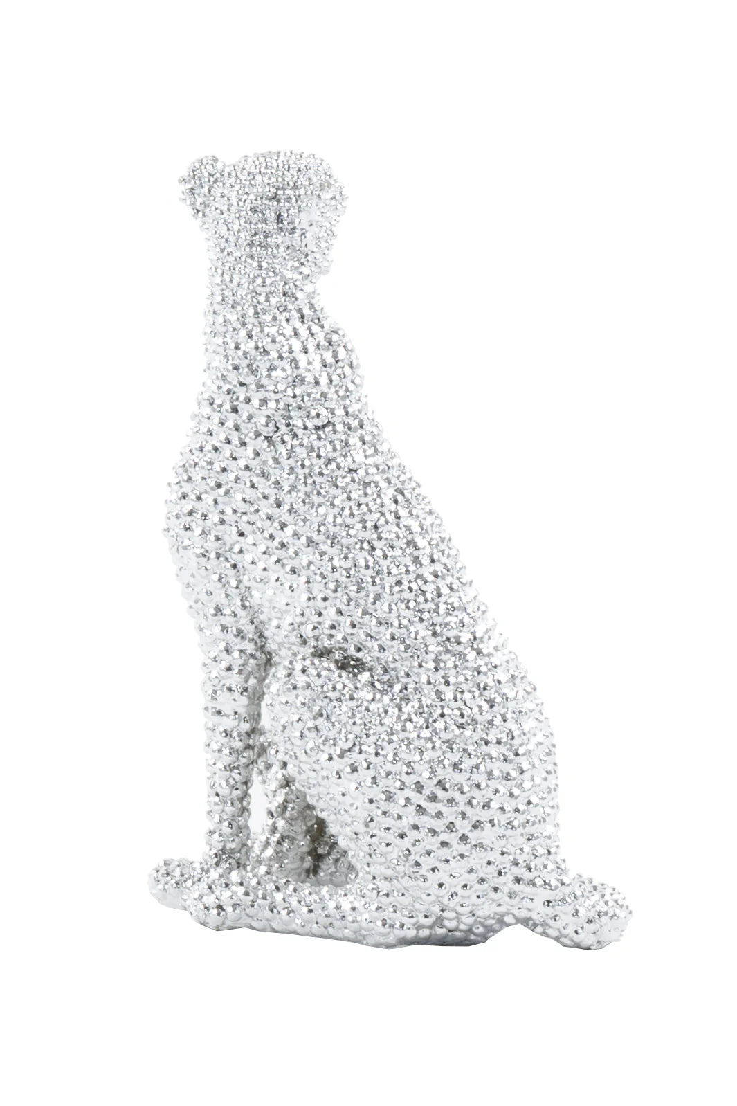 Sitting Leopard Sculpture