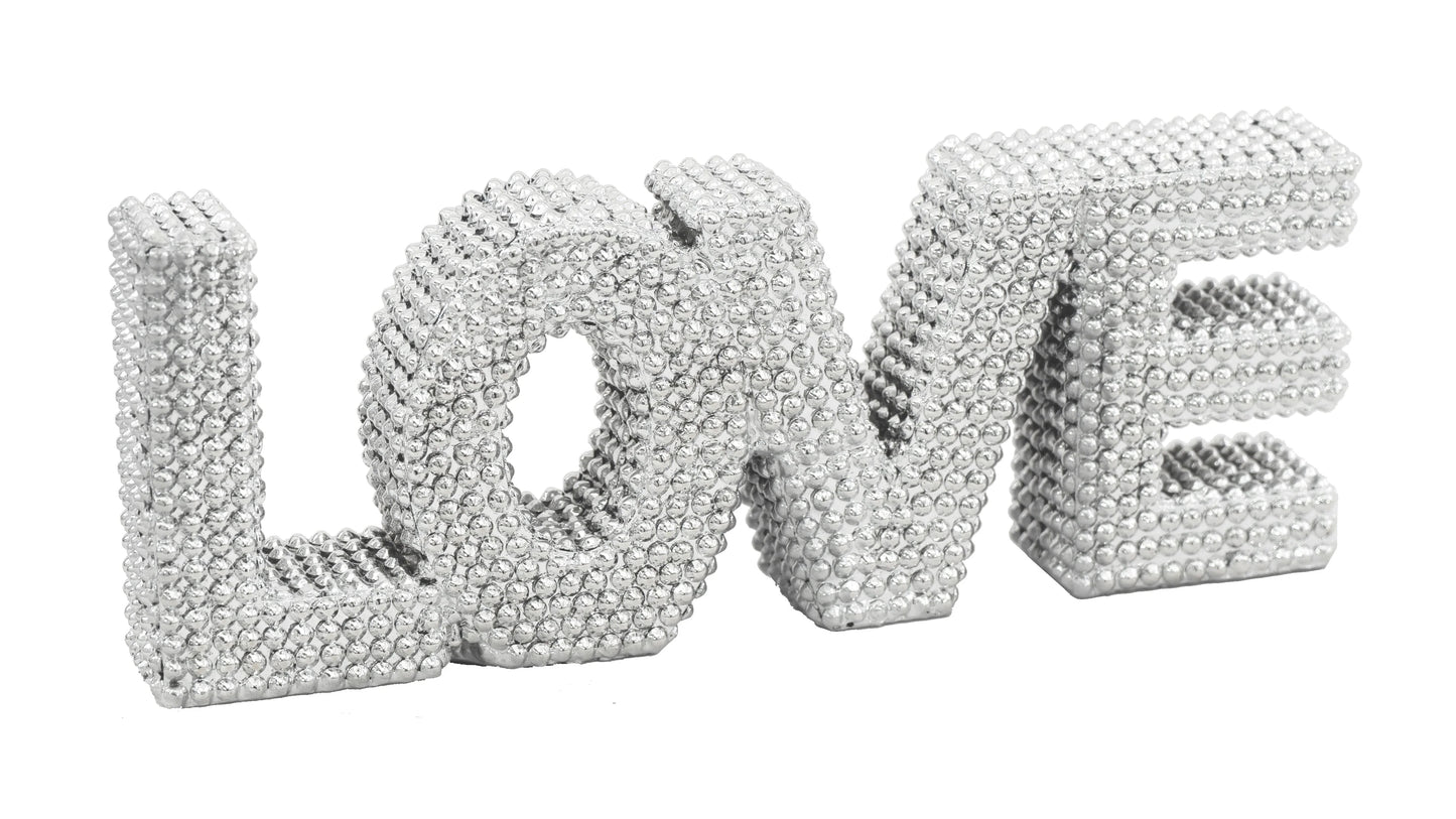 Studded LOVE Tabletop Sign