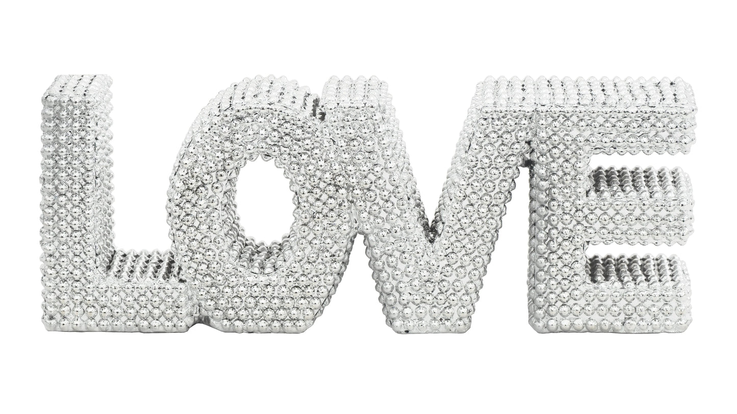 Studded LOVE Tabletop Sign