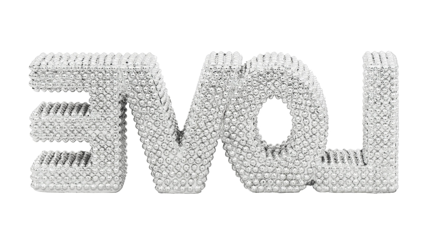 Studded LOVE Tabletop Sign
