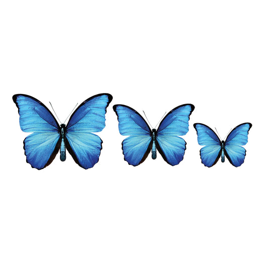 3D Butterfly Acrylic Prints Set of 3