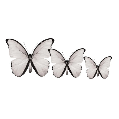 3D Butterfly Acrylic Prints Set of 3