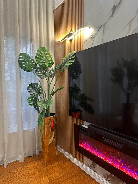 Vase Metallic Gold 36"