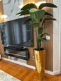 Floor Vase Gold Arrangement Decor 36"