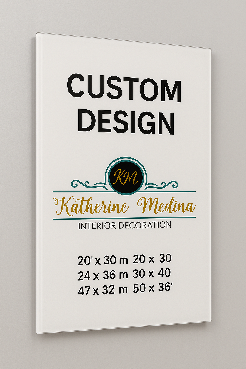 ACRYLIC CUSTOM DESIGN