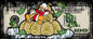Money Bill Glass Wall Art 60"x26"