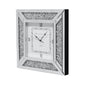 Diamond Mirror Square Wall Clock