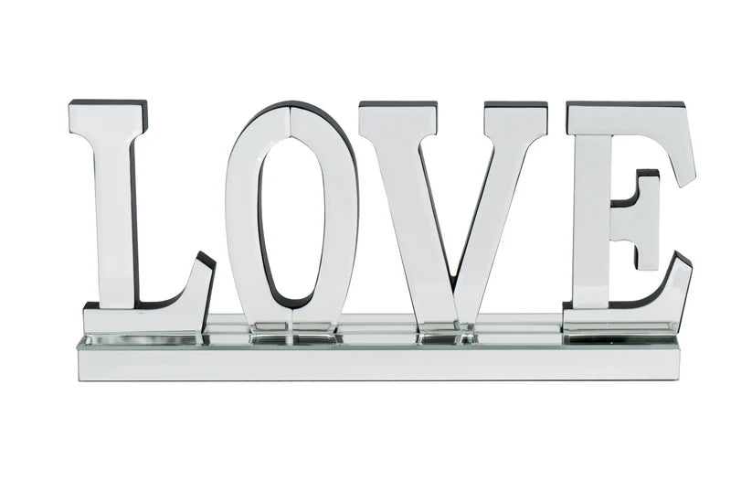 Love Word Mirror Sign