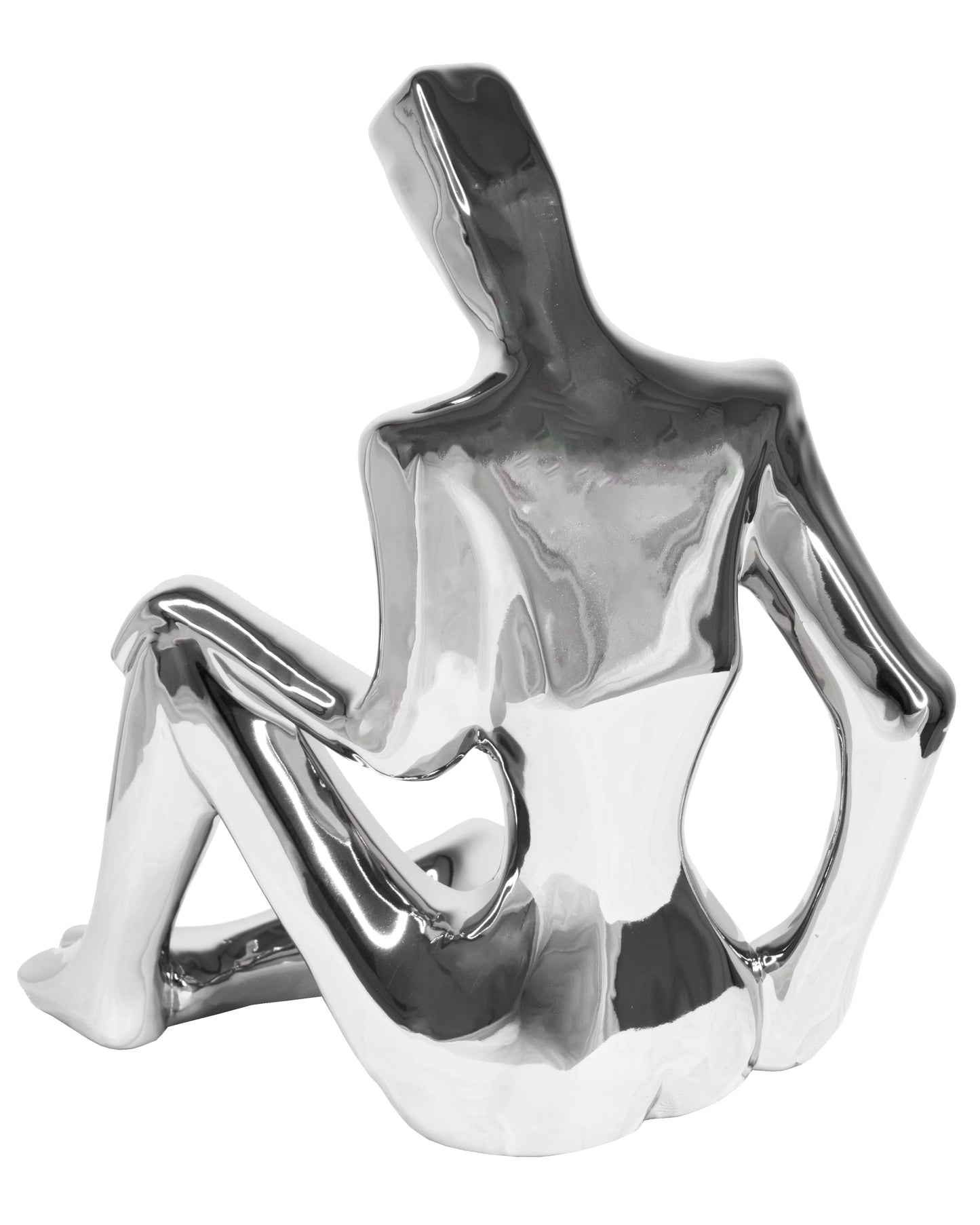 Sitting Man Tabletop Sculpture.