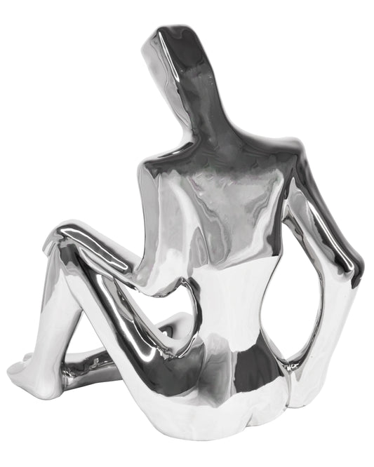 Sitting Man Tabletop Sculpture.