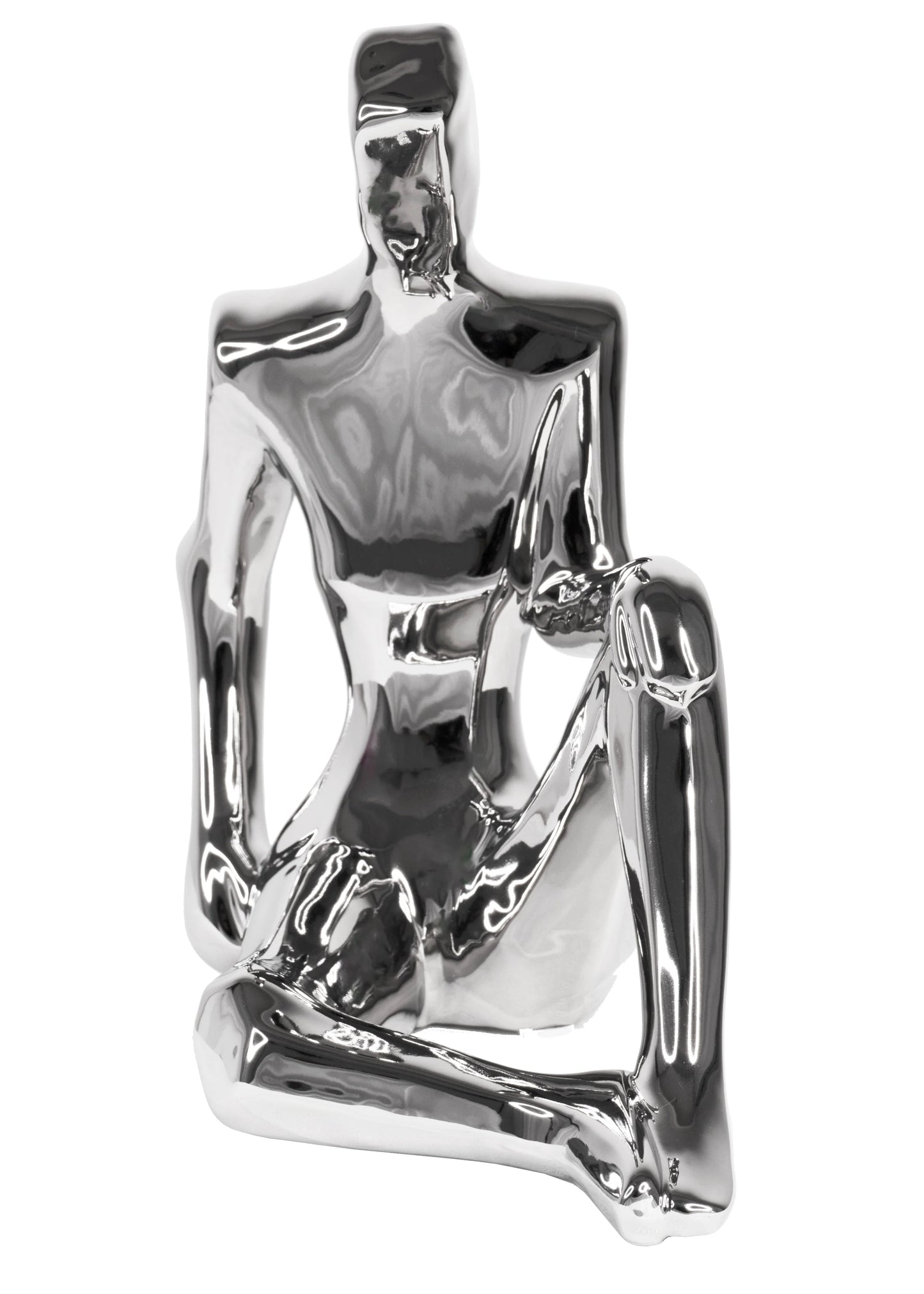 Sitting Man Tabletop Sculpture.