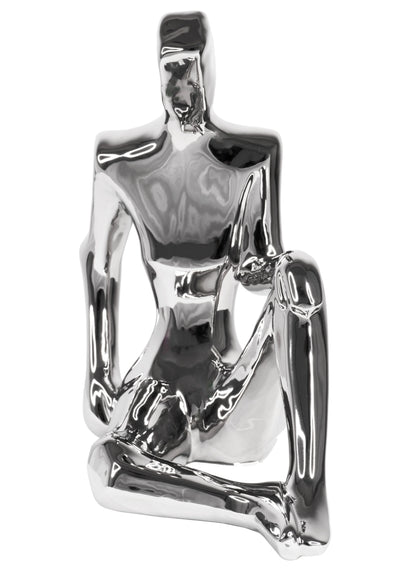 Sitting Man Tabletop Sculpture.