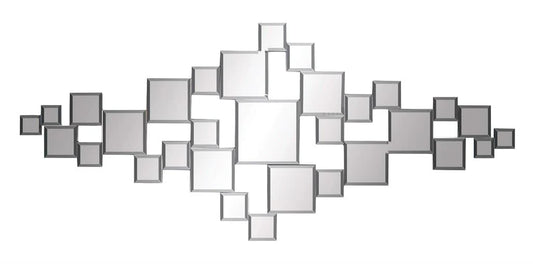 Overlapping Squares Wall Mirror Accent