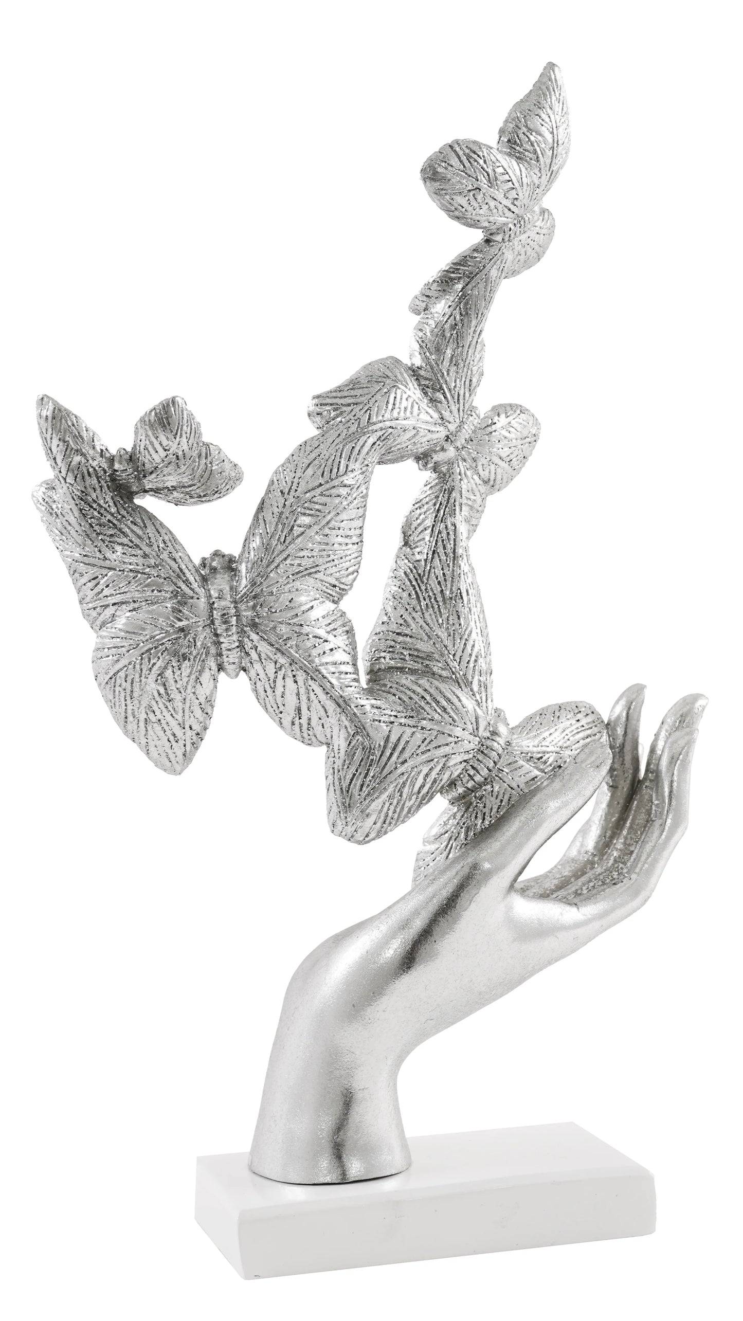 Hand with Butterfly Decorative Sculpture