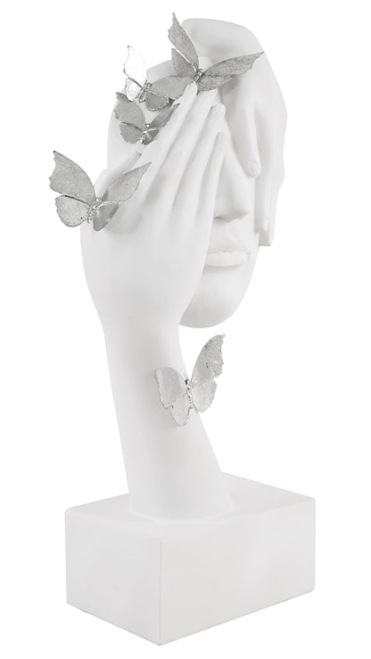 Butterfly Mask Face Sculpture
