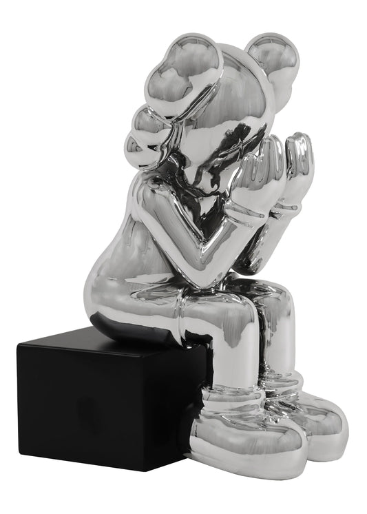 Sitting Clown Decorative Sculpture