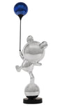 Chrome Elegance Bear Sculpture