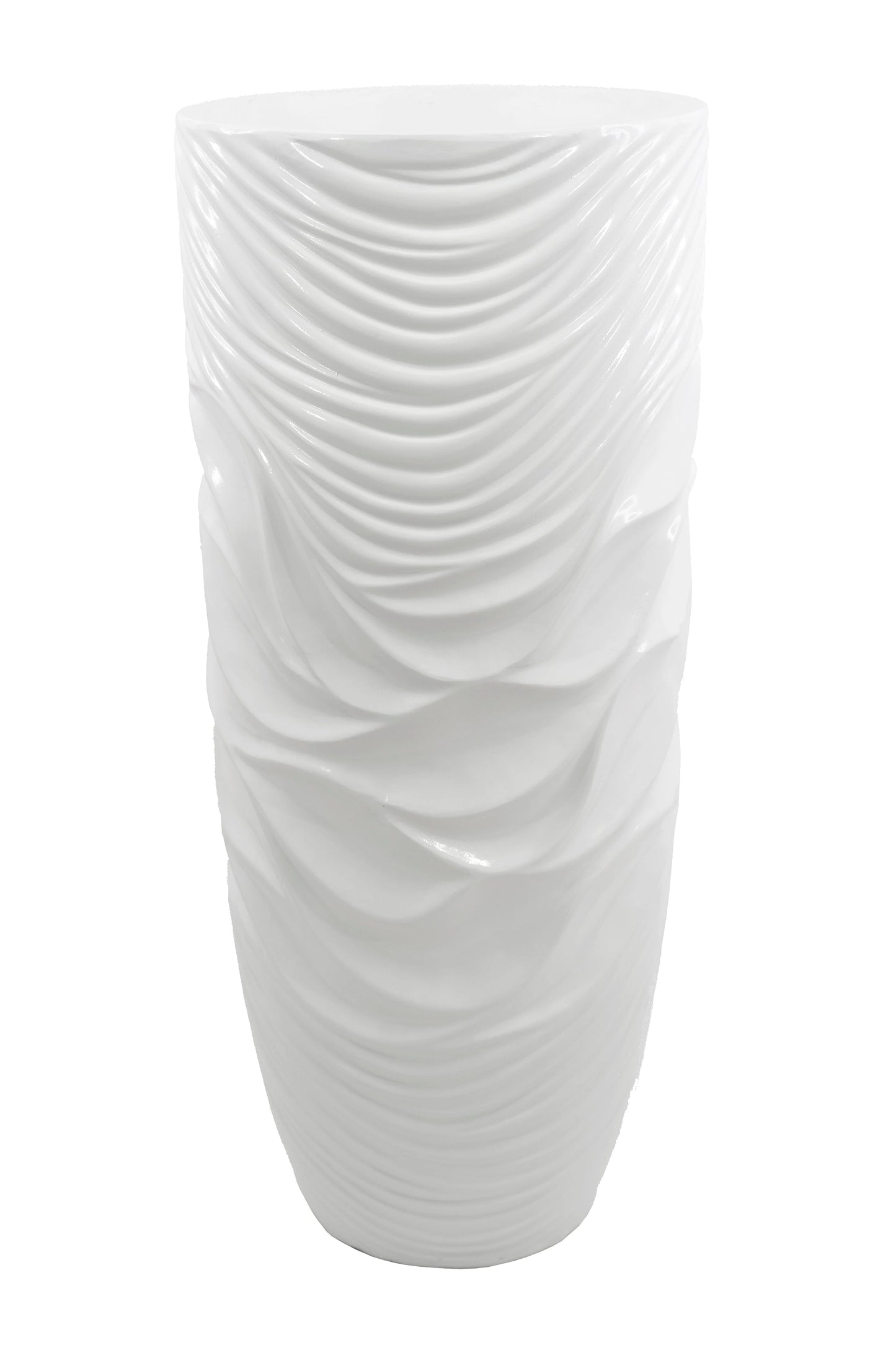 White Floor Vase Planter lays