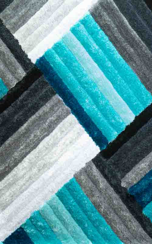 GeoStripe Modern Area Rug – 5' x 7.5'