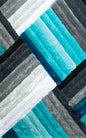 GeoStripe Modern Area Rug – 5' x 7.5'