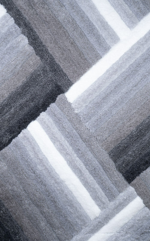GeoStripe Modern Area Rug – 5' x 7.5'