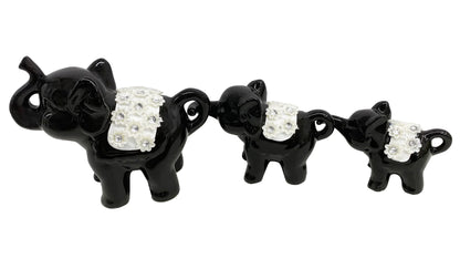 3-Piece Elephant Sculpture Set