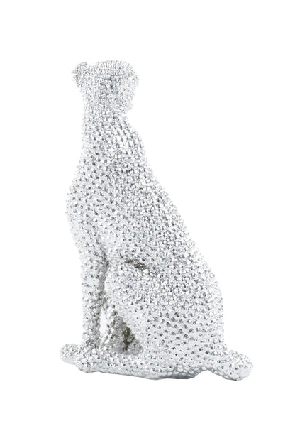 Sitting Leopard Sculpture