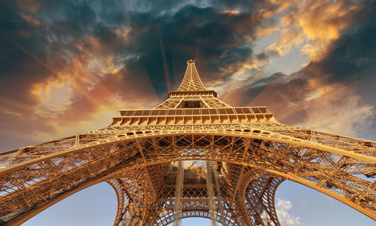 Eiffel Tower Glass Wall Art 60"x36"