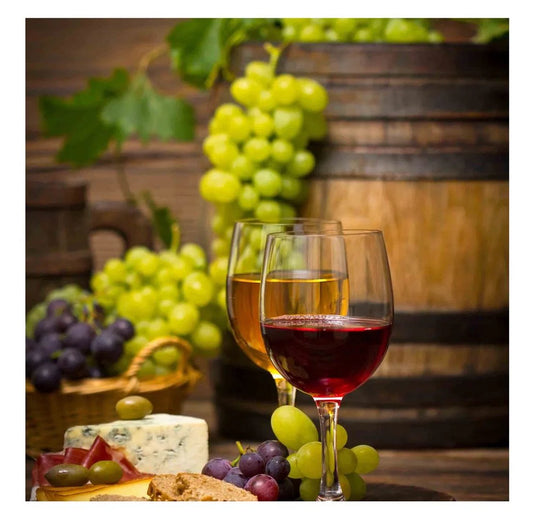 Wine Cups Glass Wall Art 24"x24"