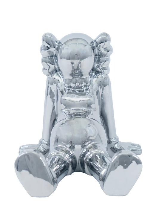 Sitting Clown Ceramic Sculpture