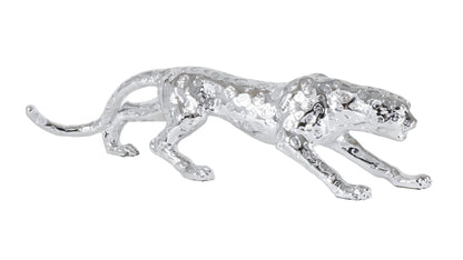 Shimmering Leopard Sculpture