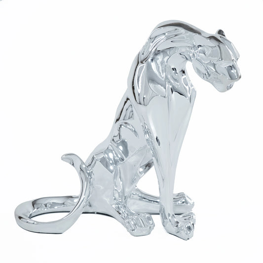 Gloss Leopard Sculpture
