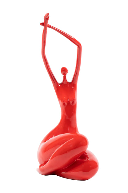 Hands-Up Female Sculpture