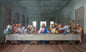 Last Supper Glass Wall Art 60"x36"
