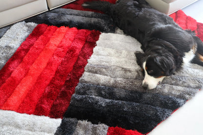 GeoStripe Modern Area Rug – 5' x 7.5'
