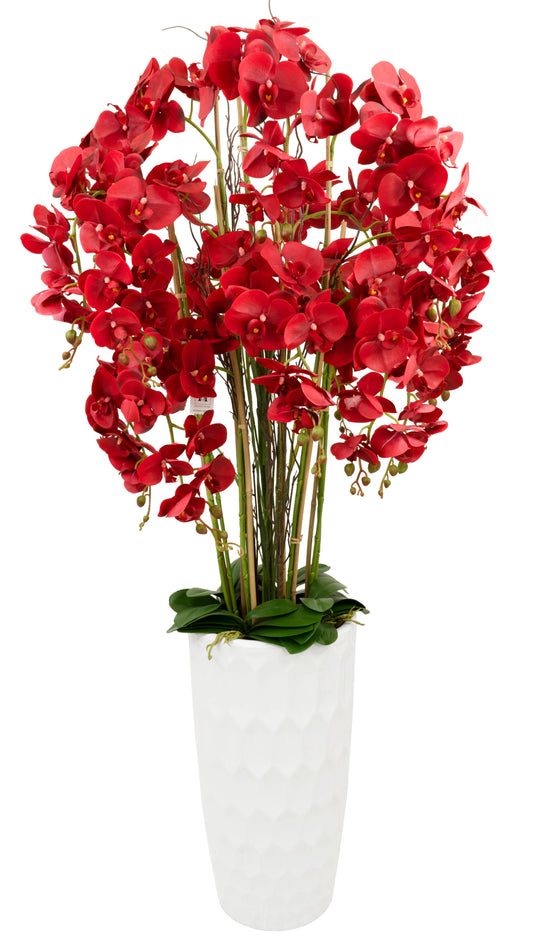 65" Orchid Square Floor Circle Vase